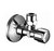 Schell hoekstopkraan 1/2 x 3/8 - 10mm - chroom - 049170695