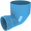 Wavin Ventiza Ø80x125mm eindstuk mof/mof - 3171612087 foto