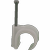 Mepac spijkerclip Ø16-19mm - transparant - doos 100 stuks - SP1619TR