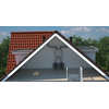 Ubbink Ventus Ø180/200 dakdoorvoer 15/55° voor schuin dak - 0169880 foto