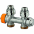 Heimeier Eclipse Multilux H-onderblok - 3865-02.000