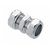 Bonfix sok Ø15mm vernikkeld - 82530AN