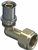 Wavin knie overgang Ø16x1/2'' binnendraad met wartel - messing - 4501101129