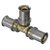Wavin T-stuk Ø25x25x25mm - messing - 4502225000