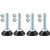 Evolar Evo-cover rubberen opstelvoetjes 10cm - set 4 stuks - EVO-FEET-AL