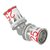 Uponor knie Ø25x25mm - 45° - messing - 1070545 