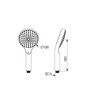 Hansa Activejet digital handdouche - chroom - 84310180 foto