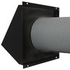 Geveldoorvoer WTW Ø200mm zwart - inclusief buis - 35016002 foto