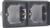 Niko New Hydro inbouwkader - zwart - 761-75000