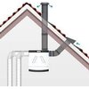 Thermoduct vlakke dakdoorvoer Ø200mm - horizontaal - 10109200 foto