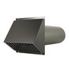 Geveldoorvoer WTW Ø180mm zwart - inclusief buis - 35016004 foto