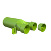 Ubbink AE34C ventieladapter 2 buizen 180º - Ø125mm - 0188399 foto