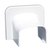 Tecnosystemi plafond/wand eindstuk TA100 - RAL9010 - SCW100040