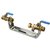 Raminex watermeterbeugel set met afsluiters - 70008
