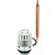 Heimeier K thermostaatknop met voeler - M30x1.5 RAL9016 - 6602-00.500