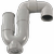 Wavin inbouwsifon Ø32mm - lijmsifon - 3109203000
