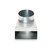 Kennemer lepehoek sym.+flensbus Ø125mm tbv instort 170x80mm - RKLH1708.012.50