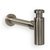 Blue Label bekersifon 1 1/4'' - geborsteld nikkel - FK-95L-BN