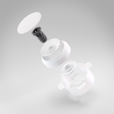 NoShow ventilatieventiel Ø125mm - toe- en afvoer - zwart - 8720844026807
