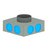 Burgerhout HyBalans luchtafvoerplenum 300x300x110 - Ø150 - 400480610