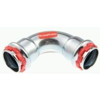 Bocht 90° staal/cv