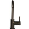 Blue Label wastafelkraan C-uitloop - gun metal - FK-0329-GM foto
