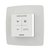 Duco vocht ruimtesensor met bediening wit - RF of 230V - 0000-4606
