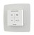 Duco vocht ruimtesensor met bediening wit - RF of 230V - 0000-4606