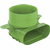 Duco ventielaansluitstuk kort - Ø125mm - 0000-4682