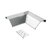 Rheinzink buitenhoekset 45x70mm Kliq - 0990007126