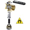 Raminex filterkogelkraan met magneet 1" binnendraad - 270045 foto