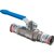Uponor kogelkraan Ø25mm - met hendel - 1046605