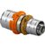 Uponor overgang Ø16-14mm - messing - 1015162