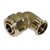 Henco schroefkoppeling 28x32 mm, 90°, koper/staal, pers - 46P-3228P