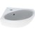 Geberit hoekfontein Bastia - half rond - 45x44cm - wit - 501.611.00.1