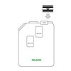 Duco steekverbinder - mof Ø180-Ø180mm - rubber dichting - PP - 0000-4726 foto
