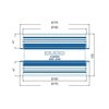 Duco steekverbinder - mof Ø180-Ø180mm - rubber dichting - PP - 0000-4726 foto