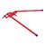 Rothenberger buigtang kort Ø22mm - met rol - 462123