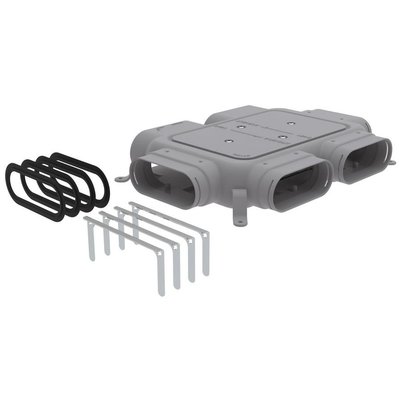 Zehnder Comfoflat verdeelunit - 6 aansluitingen - 990322031