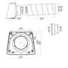 Ubbink Contego muurdoorvoer Ø160/150mm - antraciet - 0188847 foto