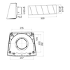 Ubbink Contego muurdoorvoer Ø125mm - antraciet - 0188846 foto