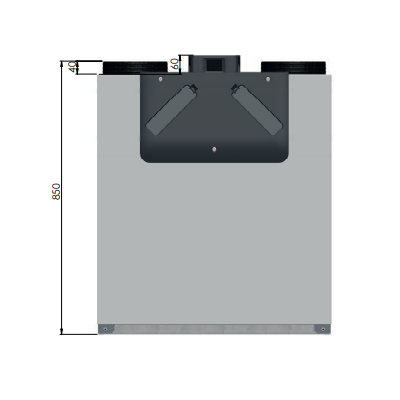 Zehnder-afmeting hoogte-E300
