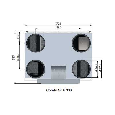 Zehnder-maatschets-E300
