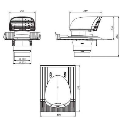 renson-dakdoorvoer-design-maatschets