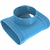 Wavin Ventiza T-stuk 195x125x195mm - H50mm - 3172819125