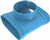 Wavin Ventiza T-stuk 195x125x195mm - H50mm - 3172819125