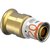 Uponor overgangskoppeling Ø20x22mm - M+V profiel - 1145404