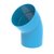 Wavin Ventiza bocht 45° Ø160mm - mof/spie - 3171116004