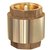 Keerklep 3/4x3/4'' binnendraad - veerbelast - messing - 0564020
