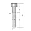 Burgerhout Megavent dakdoorvoer Ø125mm - hellend/platdak - L=950mm - 400453102 foto